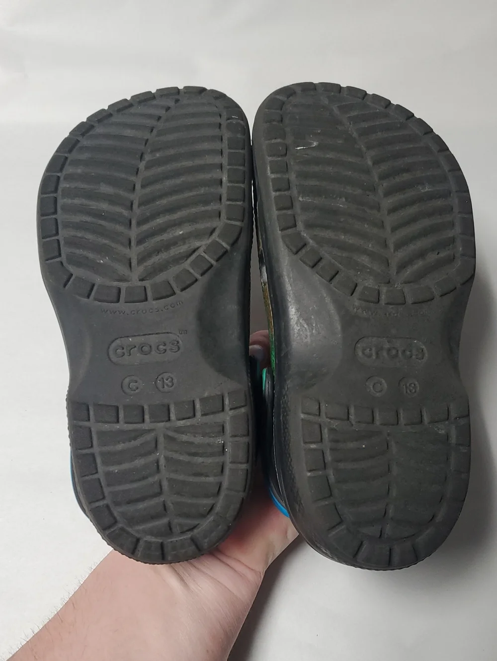 CROCS Classic Minecraft Kids Clogs Size 13 Gaming Casual School